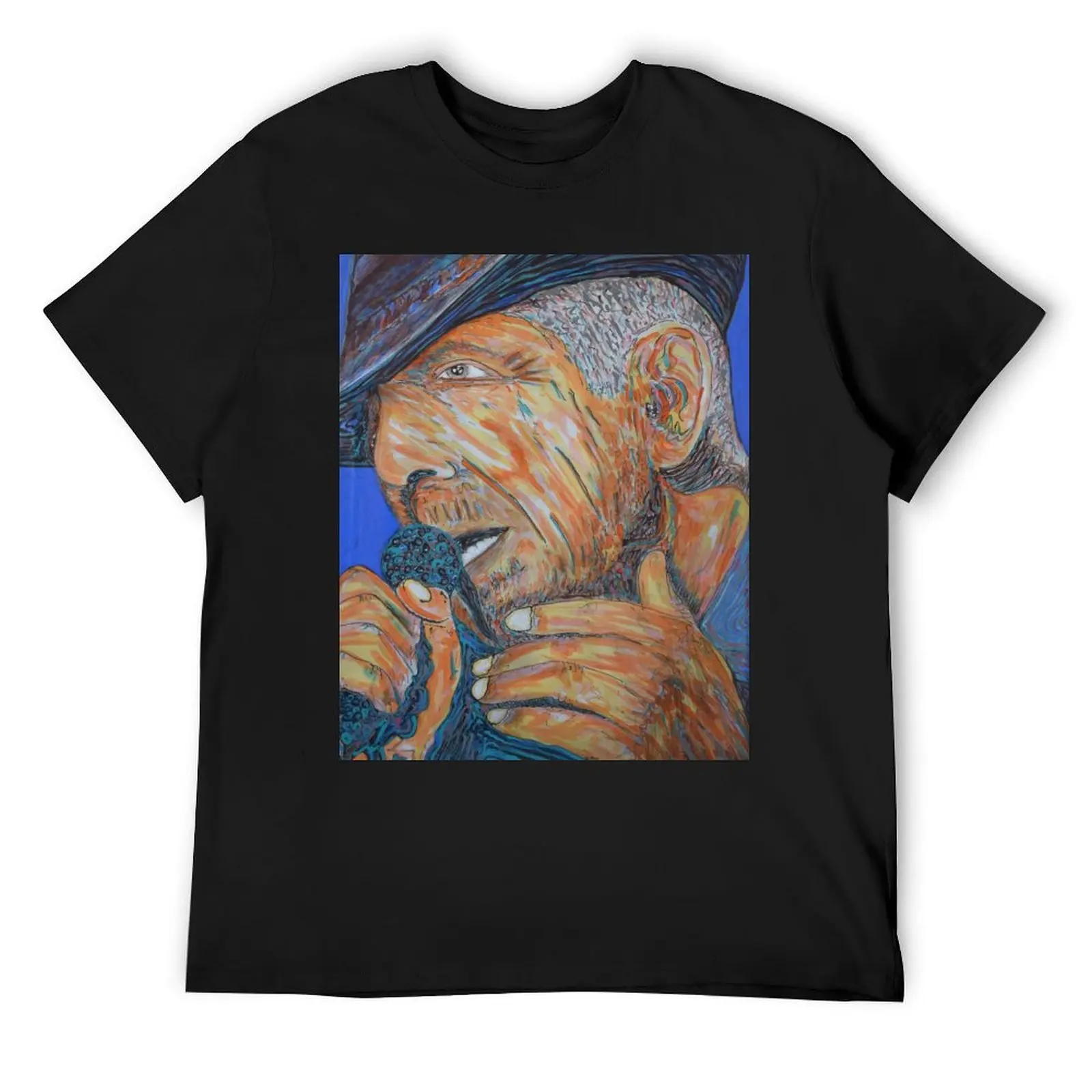 

POET LOVER MUSIC MAN .leonard Cohen. Portrait T-Shirt rapper graphic tees anime clothes oversized graphics plain t shirts men