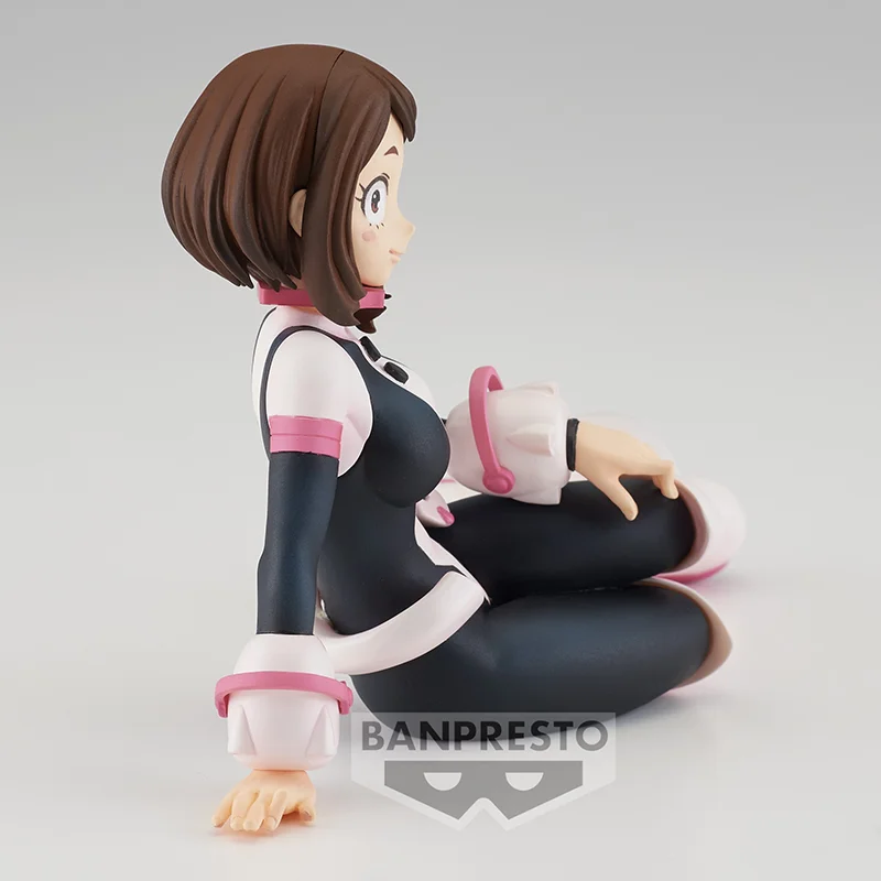 مصنع النظارات بطلي الأكاديمية Uraraka Ochako الراحة الوقت المشهد أرقام الرسوم المتحركة الأجهزة الطرفية نموذج صبي فتاة المشجعين هدية 10 سنتيمتر