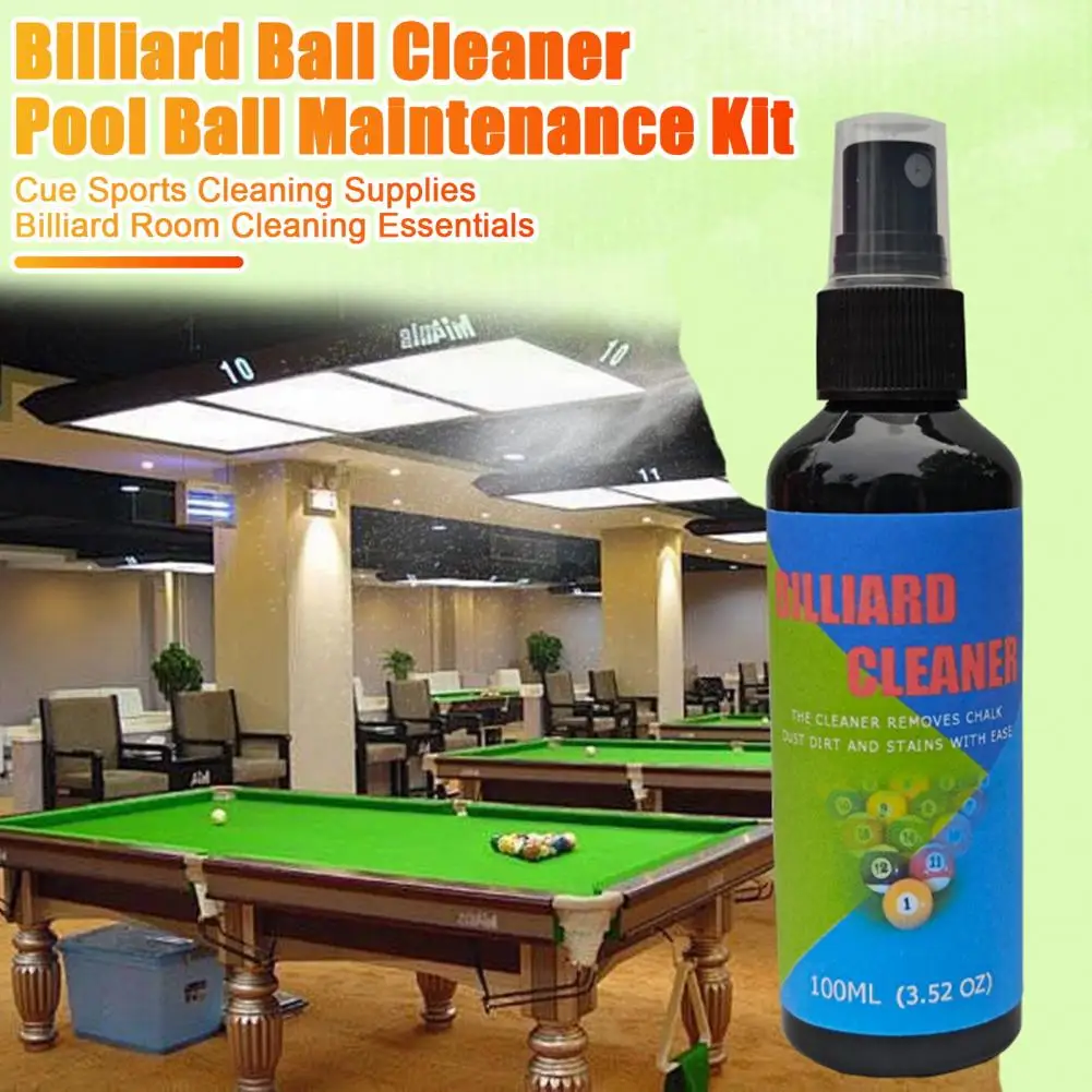 Pool Ball Reiniger Spray Spray Für Pool Billard Bälle Tiefen Reinigung Billard Ball Wartung Reiniger Für Standard Harz Ball