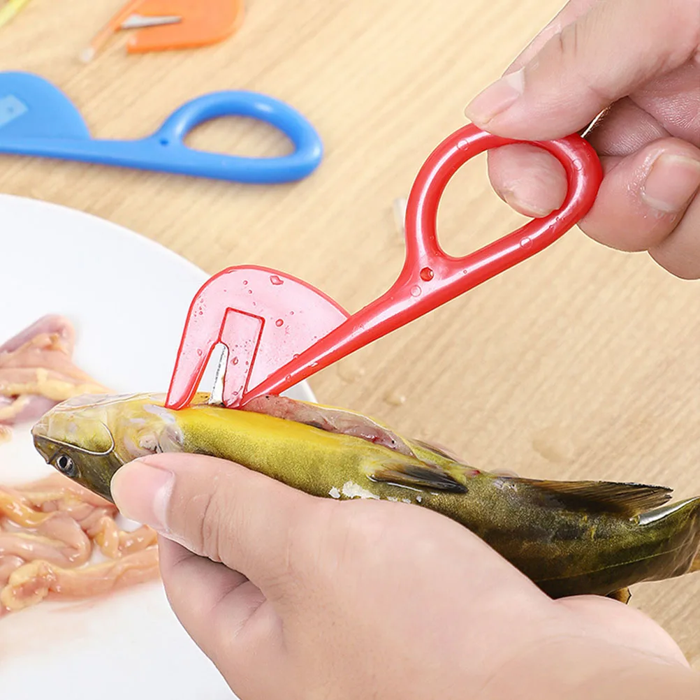 

10pcs Intestine Opener Kitchen Tool Stainless Steel ABS Butchering Scissors Chicken Processing Veggie Fruit Accessories