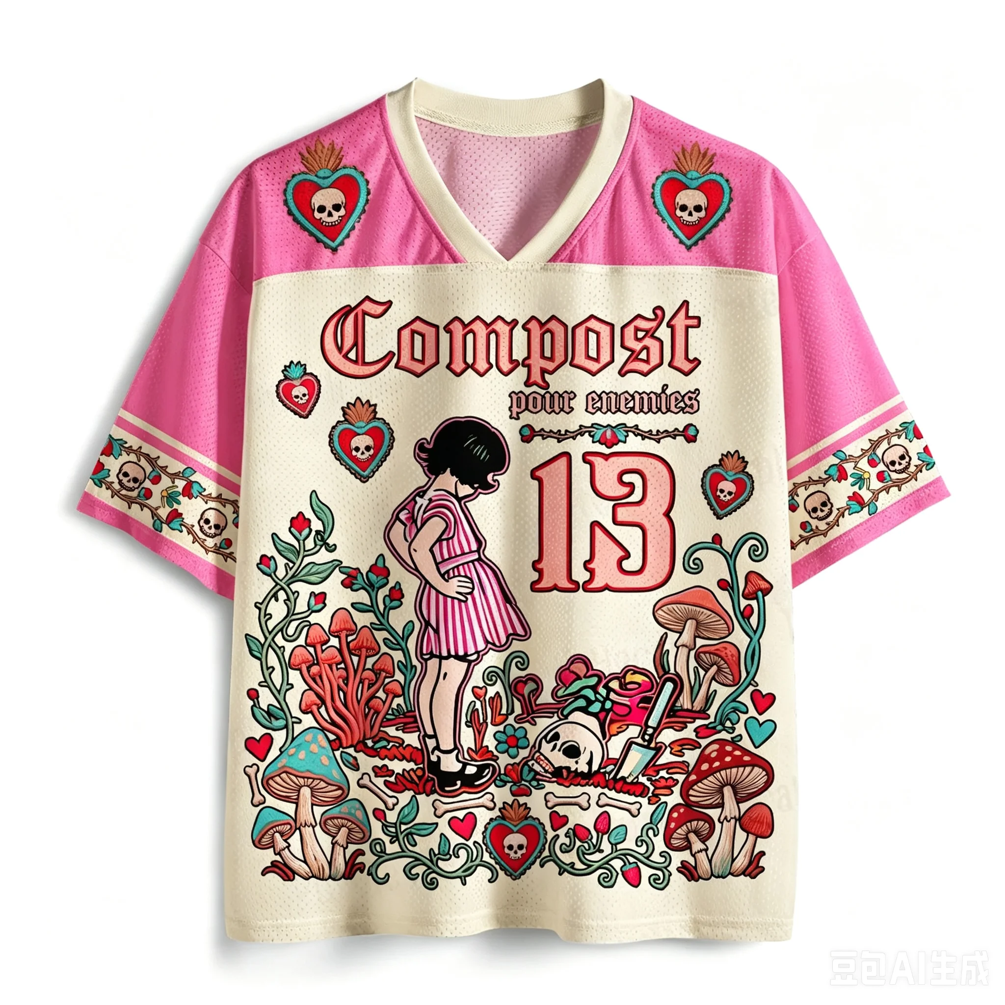 2026 Summer Fashion New Gothic Style I Want To Lose Weight and Not Give Up 3D Printing Outdoor Leisure Fitness V-neck T-shirt