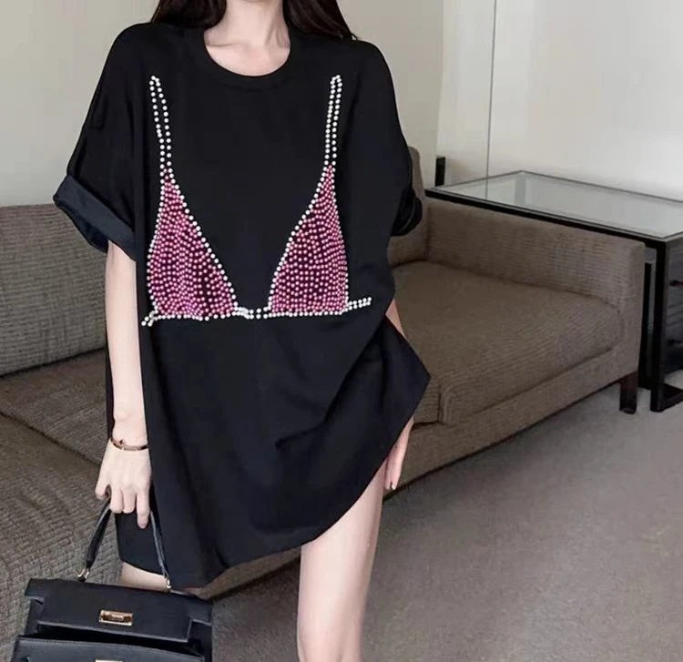 القطن الخالص أزياء الرجعية الساخن ختم الحلو نمط فضفاض ومتعدد الاستخدامات مزاجه عارضة #2