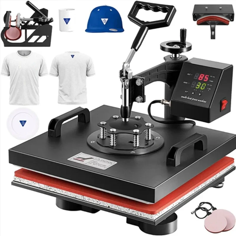 Heat transfer machine 38 * 38 five-in-one hot press multi-function