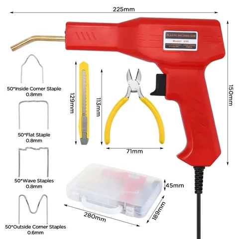 Ручной аппарат для сварки пластика, Plastic Welding Machine — пример использования