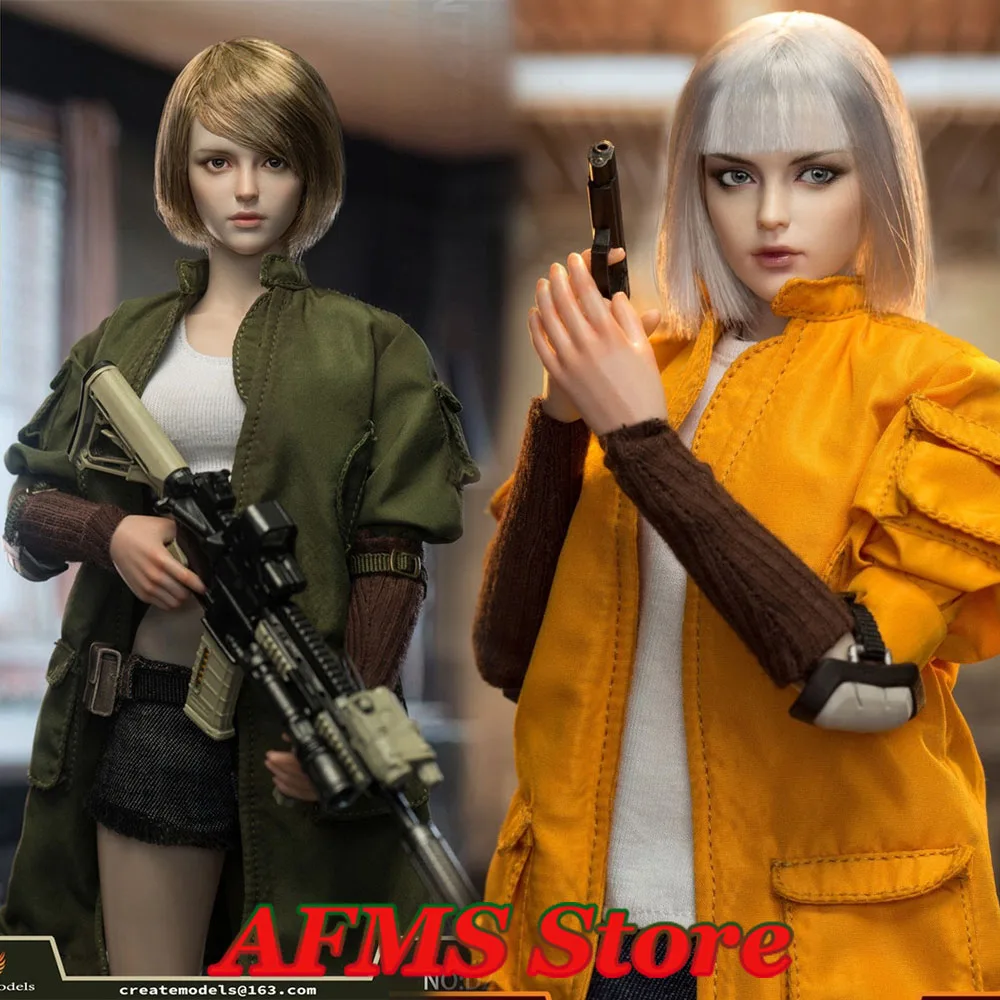 Createmodels DZ-05&DZ-06 1/6 Scale Collectible Figure Fight Sniper Girl  Full Set 12Inch Action Women Soldier Figure Model Toys