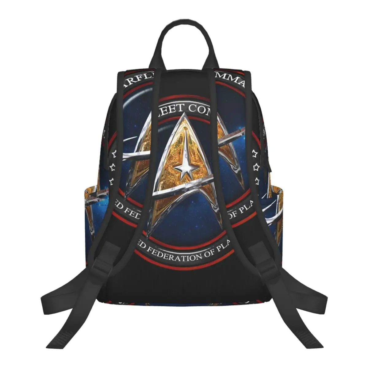 Star Treks Science Fiction TV Series Student Backpack School Bag Hiking Travel Daypack for Men Women Bookbag Shoulder Bags