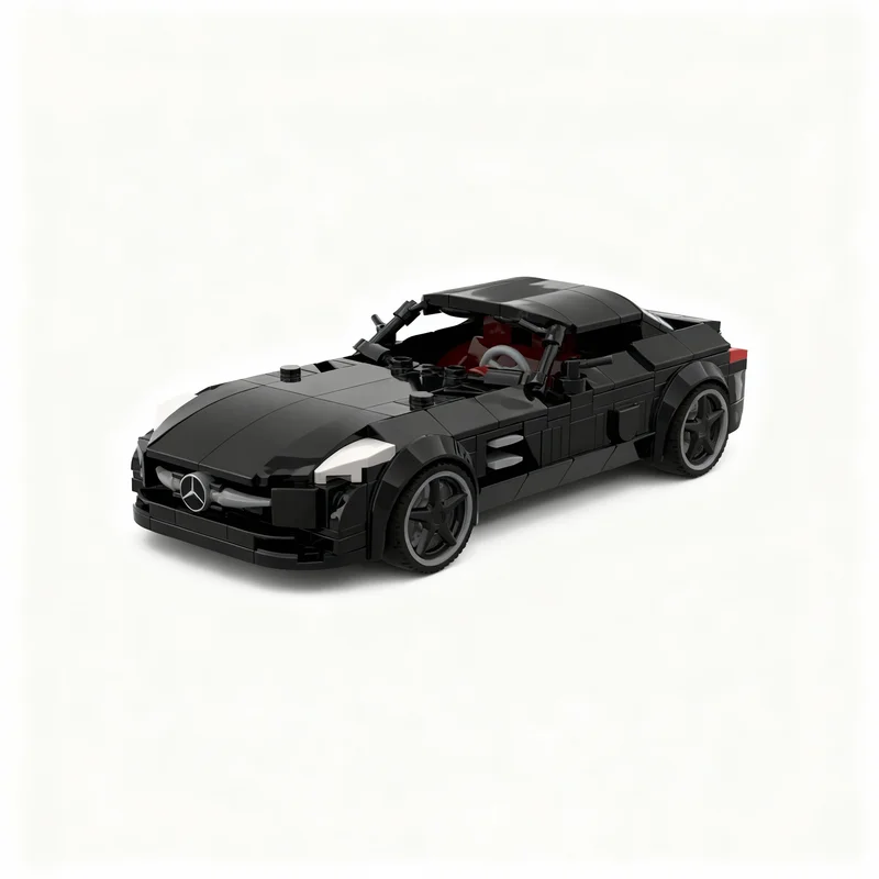 

392PCS MOC Creative Model Sc Scale Heavy Truck Sls Amg Technology DIY Assembly Building Blocks Display Birthday Gift Decor Set