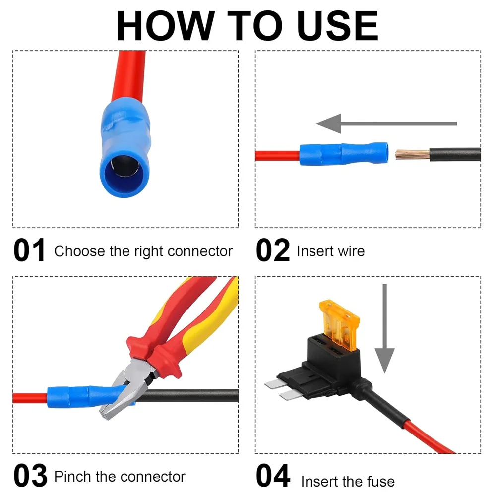 16 Pack Fuse Tap,12…