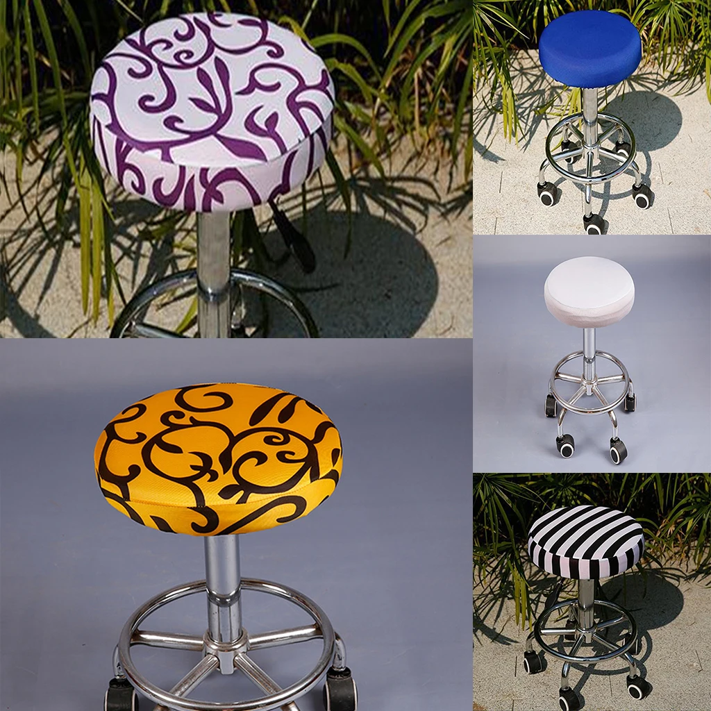 Bar Stool Covers Round Seat Cushions , Diameter 28-35cm/11-14inch