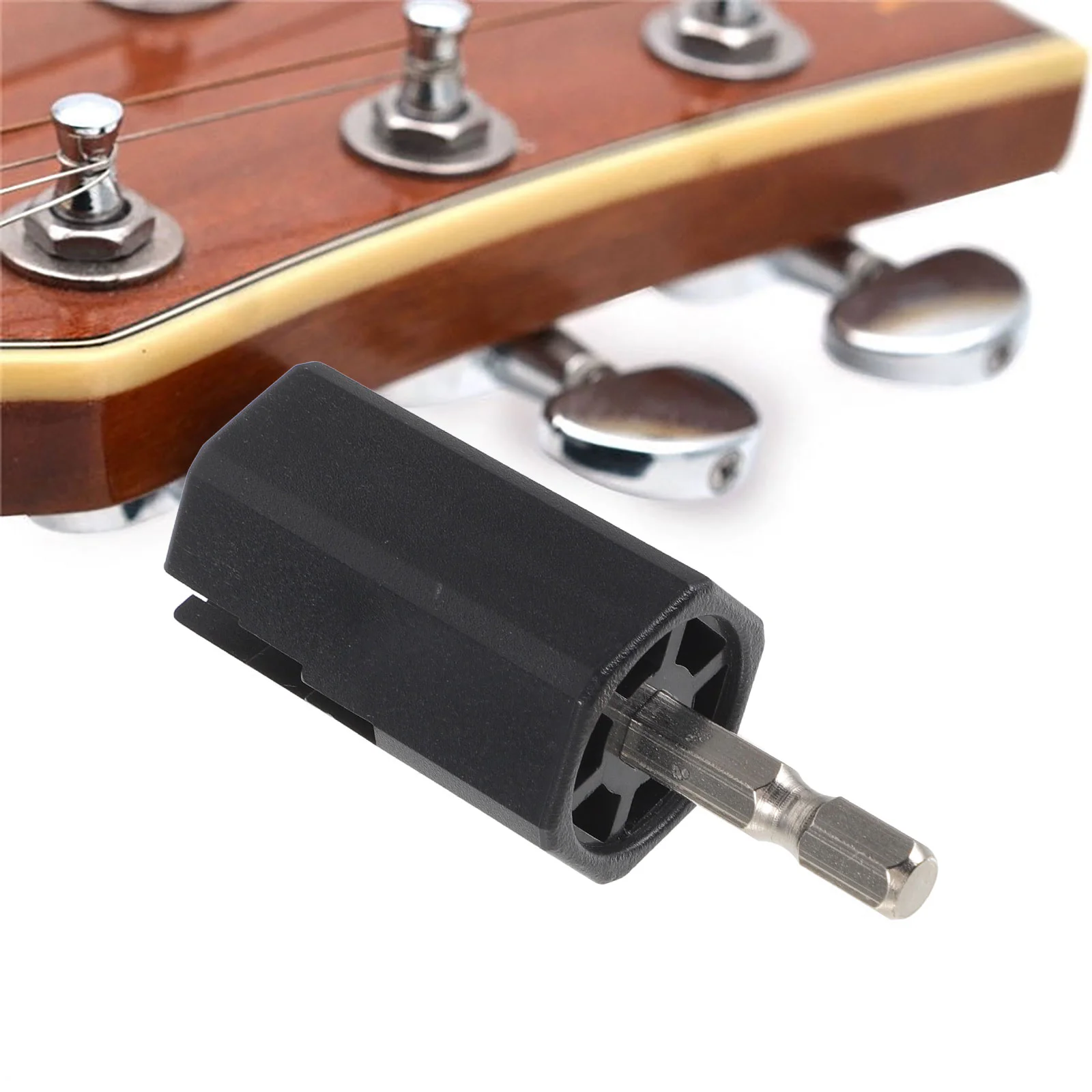 

Guitar Electric Drill Accessories Winder Plug String Tuner Nut Metal Replacement Part