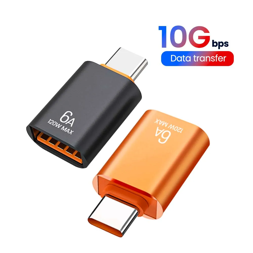 Olaf 6A USB 3.0 To Type C Adapter OTG Type C Male To USB Female Converter For Laptop Xiaomi Samsung USBC Adaptador USB A Tipo C