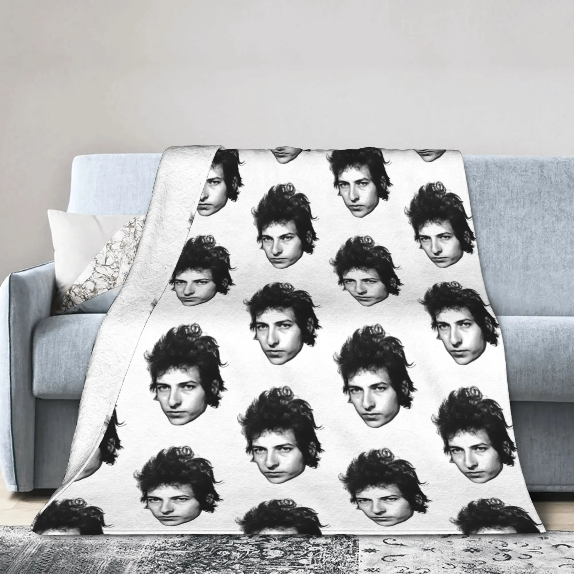 Bobs Dylans Singer Blanket  Flannel Awesome Breathable Throw Blankets for Bedspread  Winter