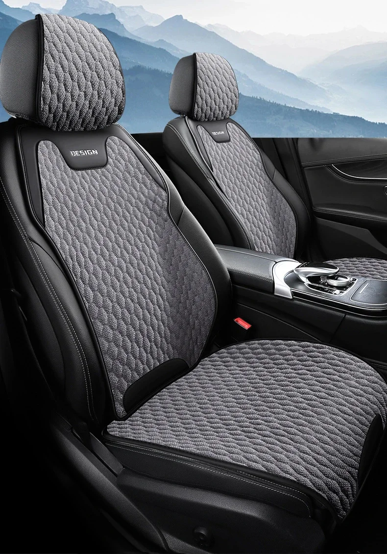 

Universal Car Seat Cover Four Season Auto Flax Breathable Seat Covers for Car Seats Cover Protection Cars Accessories