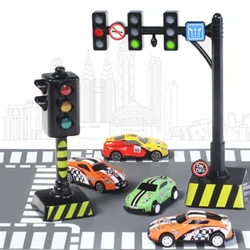 Erken güvenli eğitim eğitici oyuncak trafik ışıkları modeli çocuklar için erken eğitim Playset oyuncak yürümeye başlayan