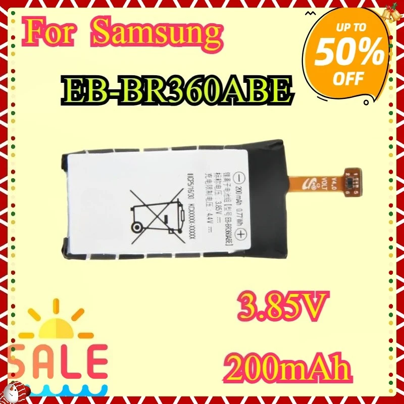 

New High quality Replacement Battery EB-BR360ABE For Samsung Gear Fit2 Fit 2 R360 SM-R360 Smart Watch Battery 200mAh