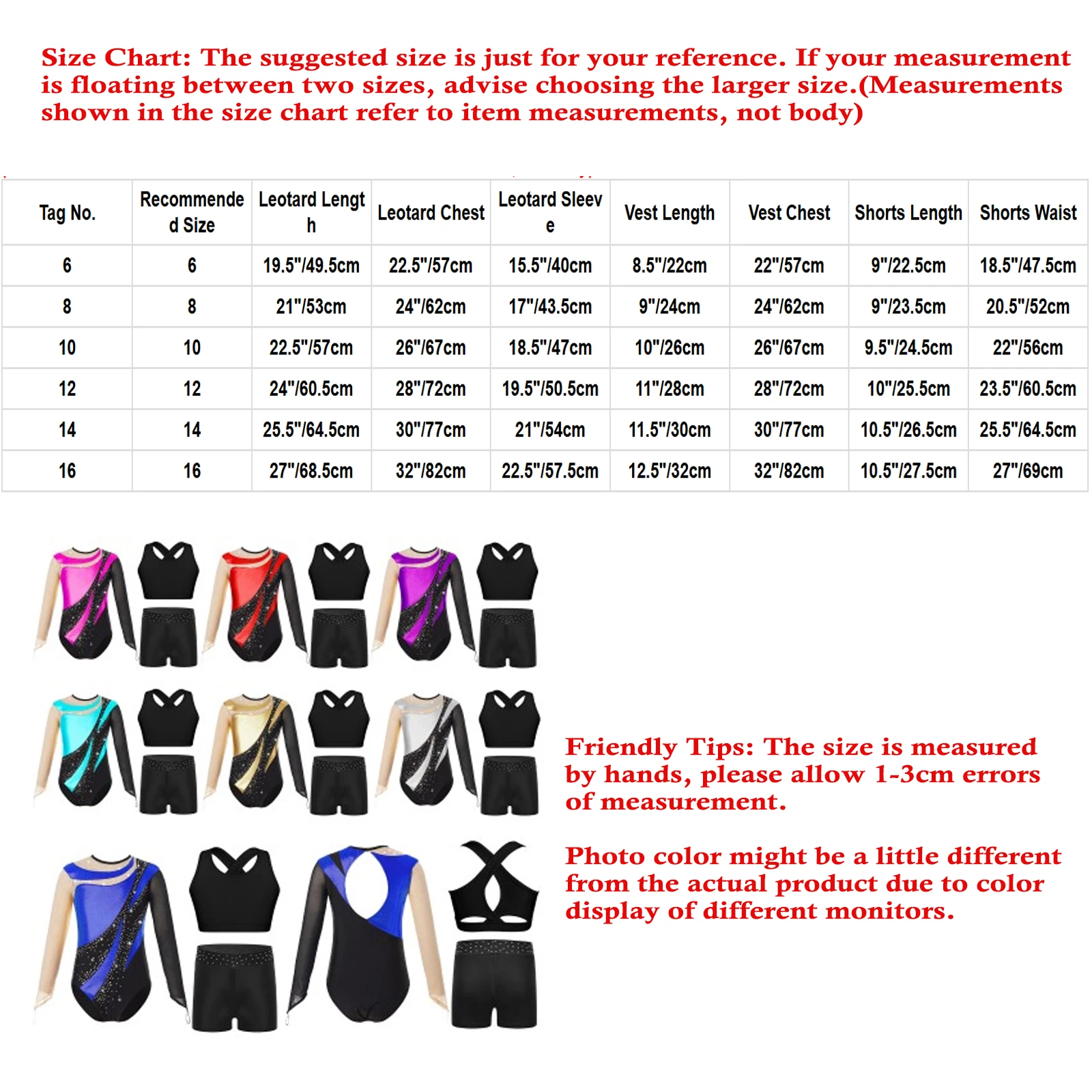 Children Long Sleeve Ballet Dance Outfits Kids Gymnastics Leotards Jumpsuit+Vest+Shorts Dancewear Sets for Girls Yoga Unitard