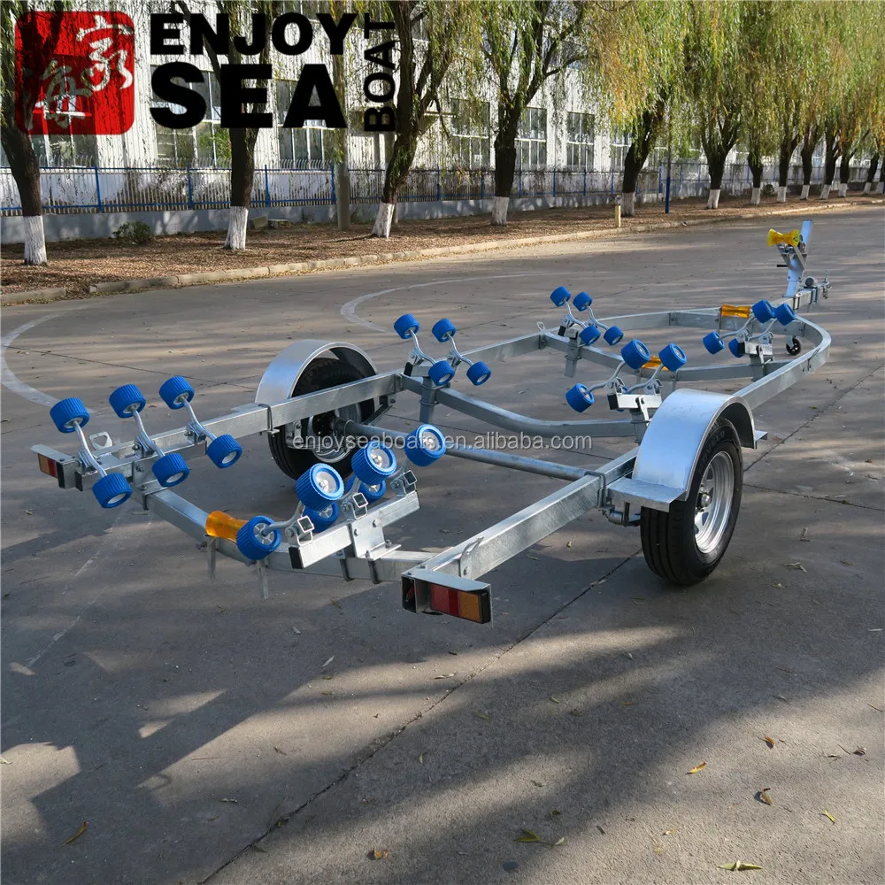Hot Sale Galvanized Boat Trailer for 5-8m Length Rib Boats