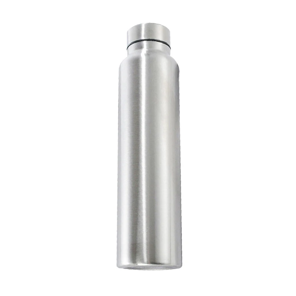 1/3/5PCS 650ml/1000ml Stainless Steel Sport Water Bottle Single-layer Rugged Water Cup Metal Flask Drinkware Camping Sports Gym