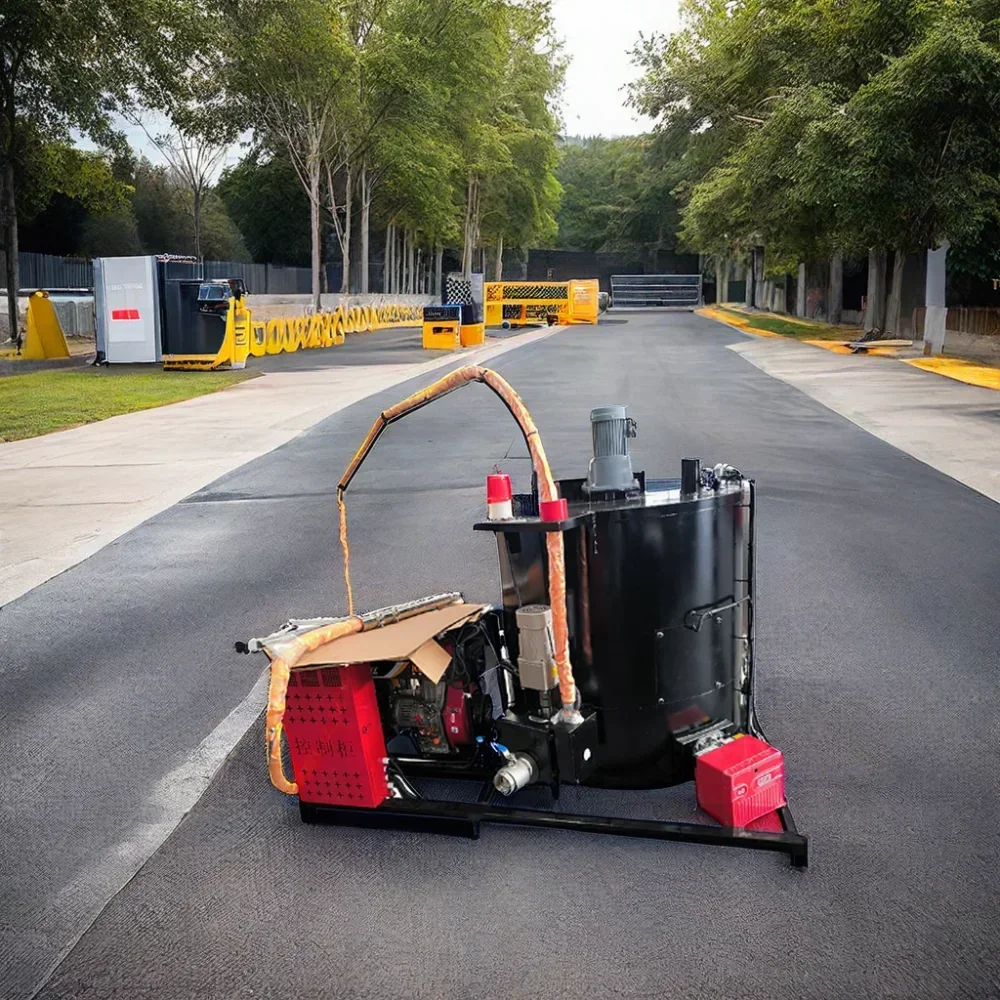 350L Road Asphalt Crack Sealing Machine with Bitumen Pump Output for Road Machinery