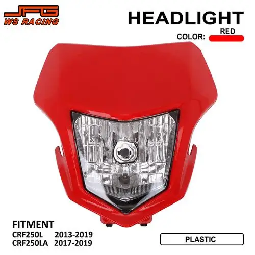 

Motorcycle Headlight Headlamp Fairing Lighthouse Light For HONDA CRF250L CRF250LA CRF 250L 250LA 2013-2019 Off-road Motorbike