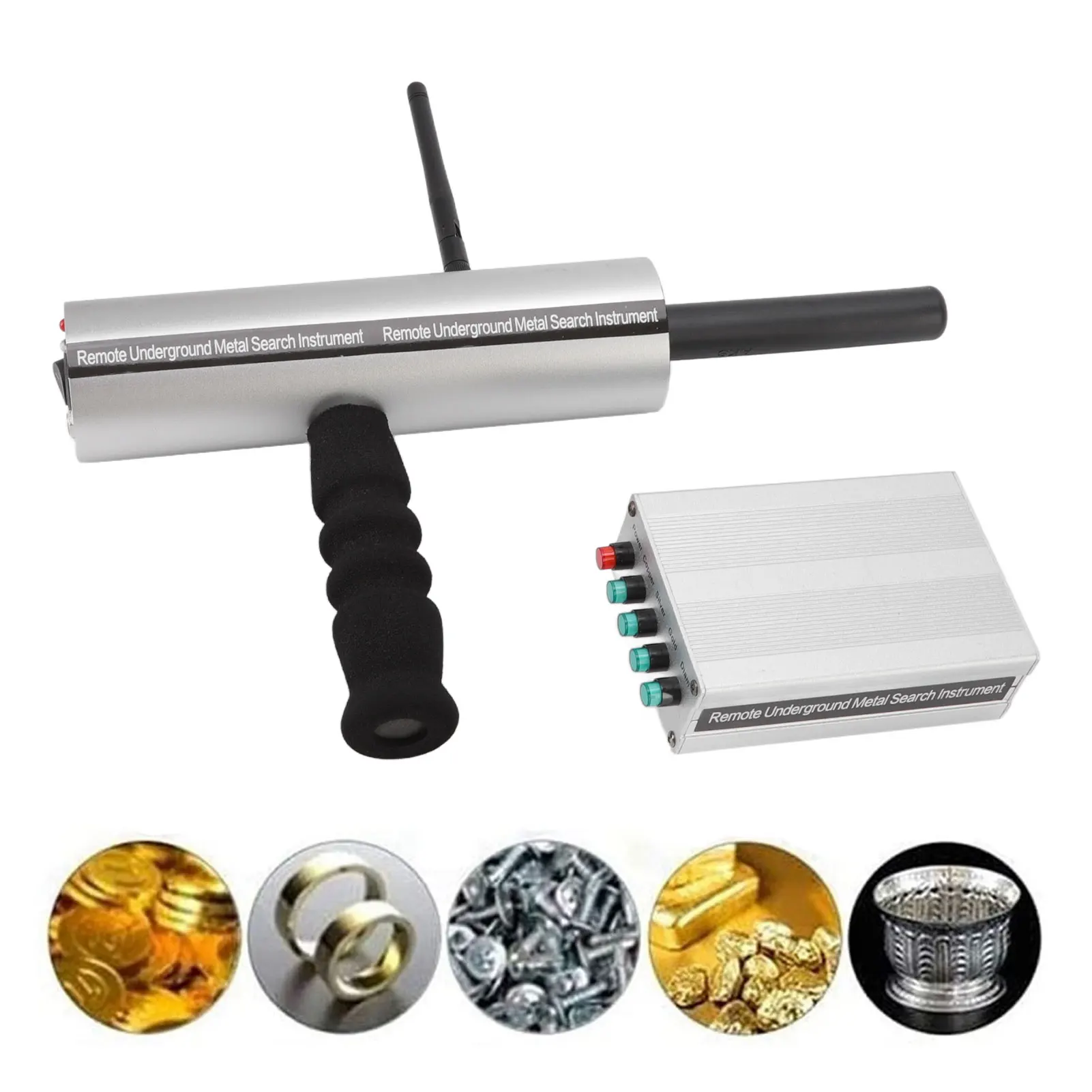 كاشف المعادن تحت الأرض الألومنيوم 15 متر عمق الفضة 1 هوائي 1000 متر المدى مكتشف المعادن للكشف عن المعادن تحت الأرض الكنز