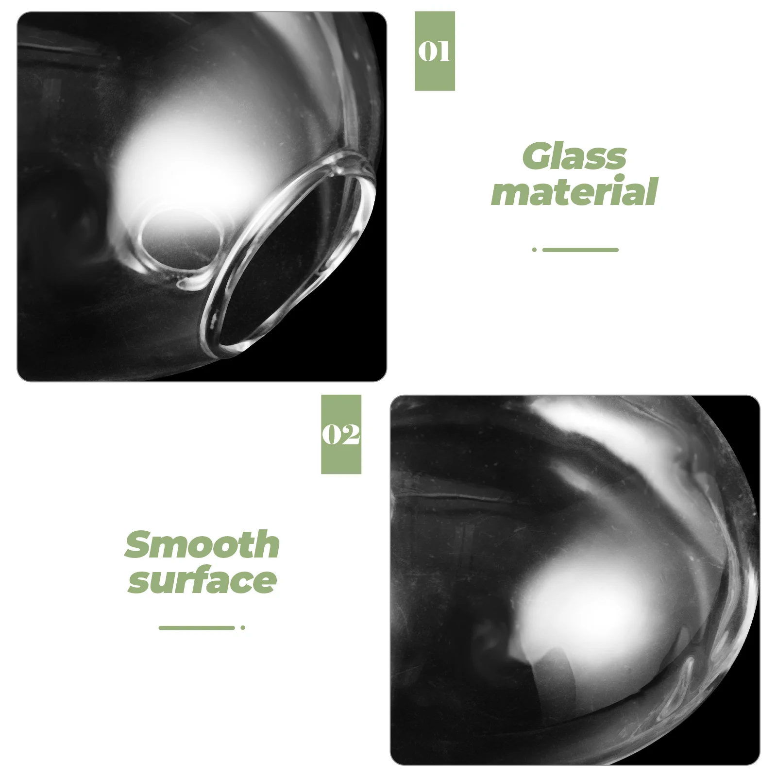 

CORHAD Clear Hydroponic Wall Mounted Vase Glass Hanging Planter for Indoor Outdoor Plants Flowers