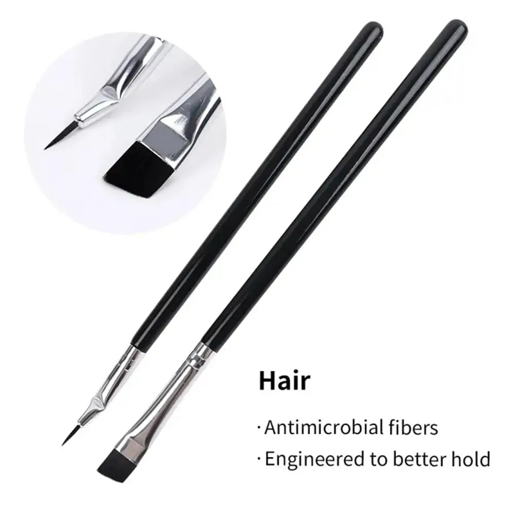 Professional Eyeliner Brush Professional Super Fine Angled/ Flat Obliqu/ Diagonal Eyeliner Brush Multifunctional Eye Makeup Tool