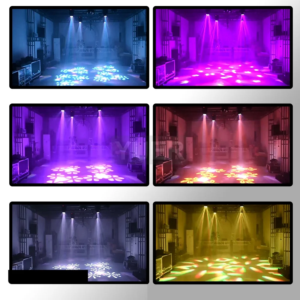 4 TEILE/LOS LED 150W Moving Head Licht Mit Roto Gobos 3 Gesicht Prisma DMX512 Controller LED spot Moving Head disco Dj Bühne Licht