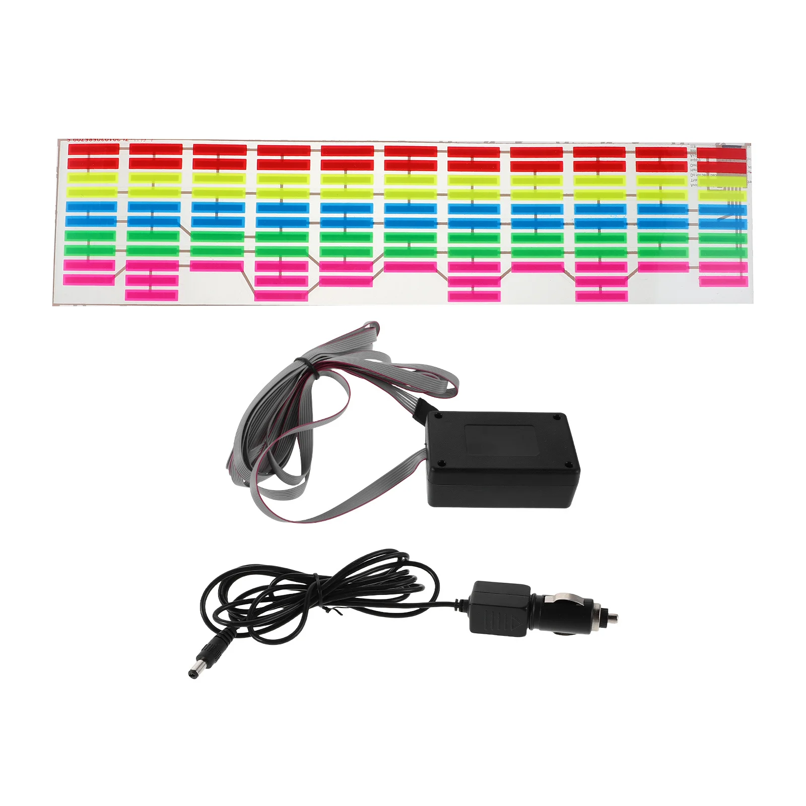 

Music Activated LED Car Lights Sound Control Rhythm Light Multicolor Voice Activated Car Sticker Automotive Interior Lighting