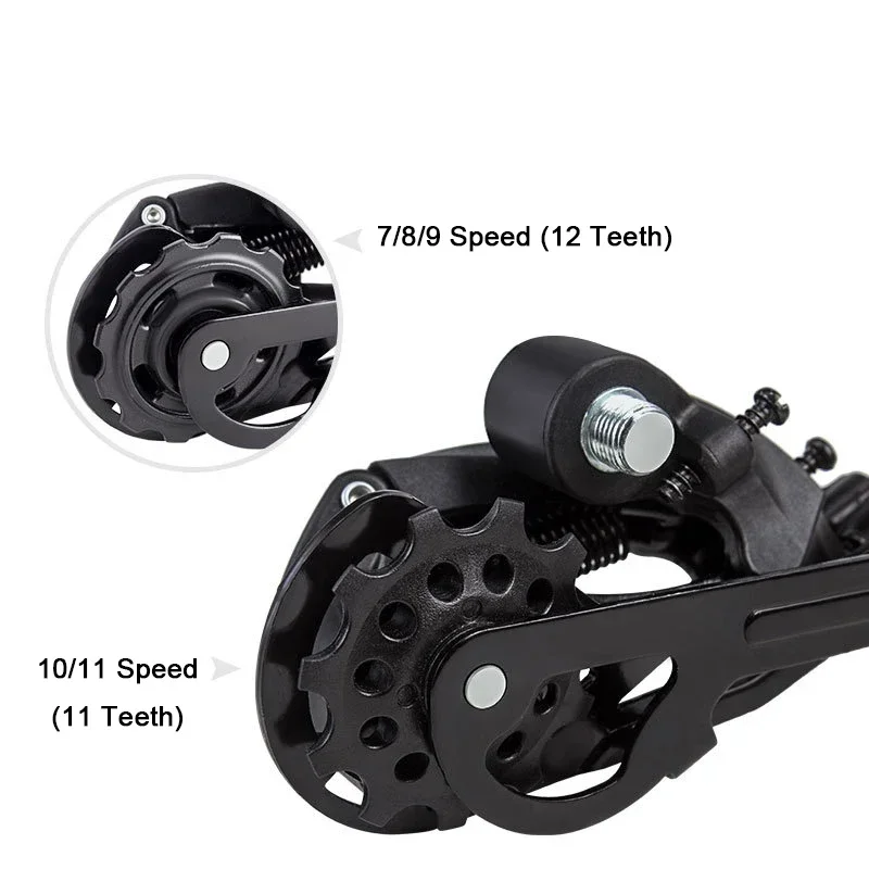 MicroNEW Bicycle MTB 7 8 9 10 11Speed Rear Derailleur for Mountain Bike Lightweight Spare Parts High Strength Cycling Accesorios