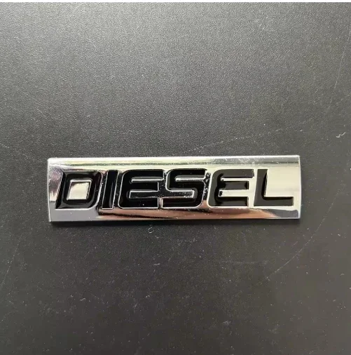Car Sticker Diesel Logo Emblem Badge 3D Metal Car Decals for Seat BMW Audi Jeep Honda Ford Opel Passat Peugeot KIA Car Styling