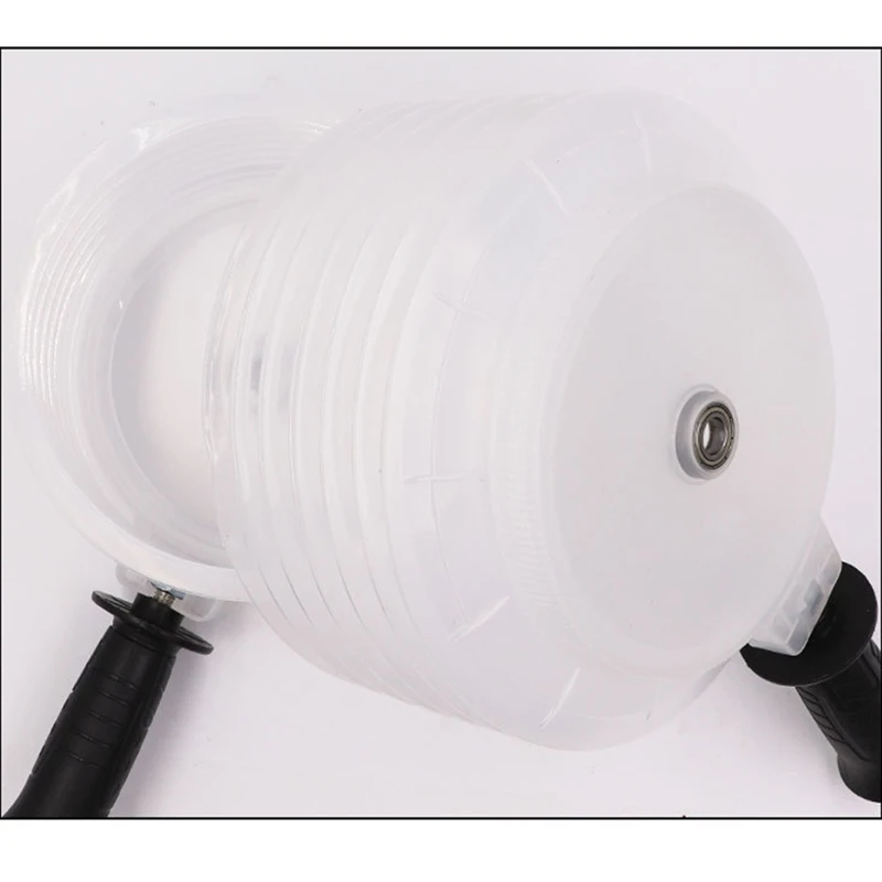 Perceuse à percussion électrique AA51-2Pc, collecteur de poussière, ouvre-trou, couvercle de collecteur de poussière, couvercle de foret de scie cloche anti-poussière avec poignée