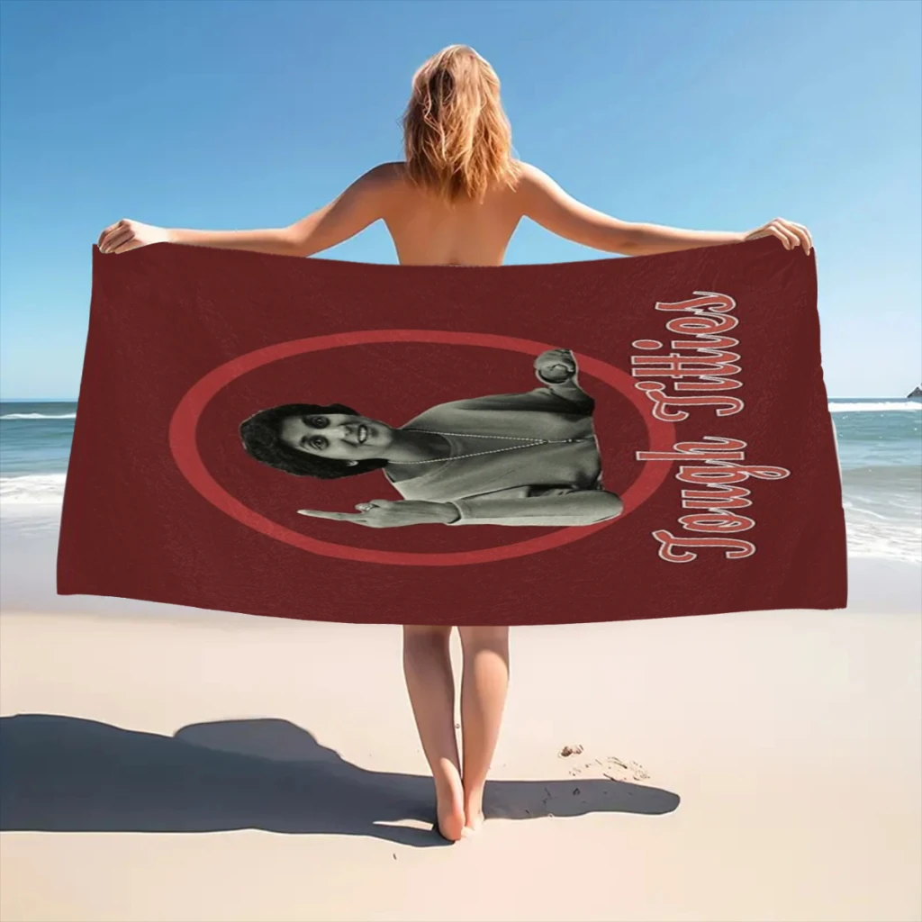 Tough Titties Beach Towel  Poncho Bathing Towels Cover-ups Quick Dry Sand Free Yoga Spa Gym Pool