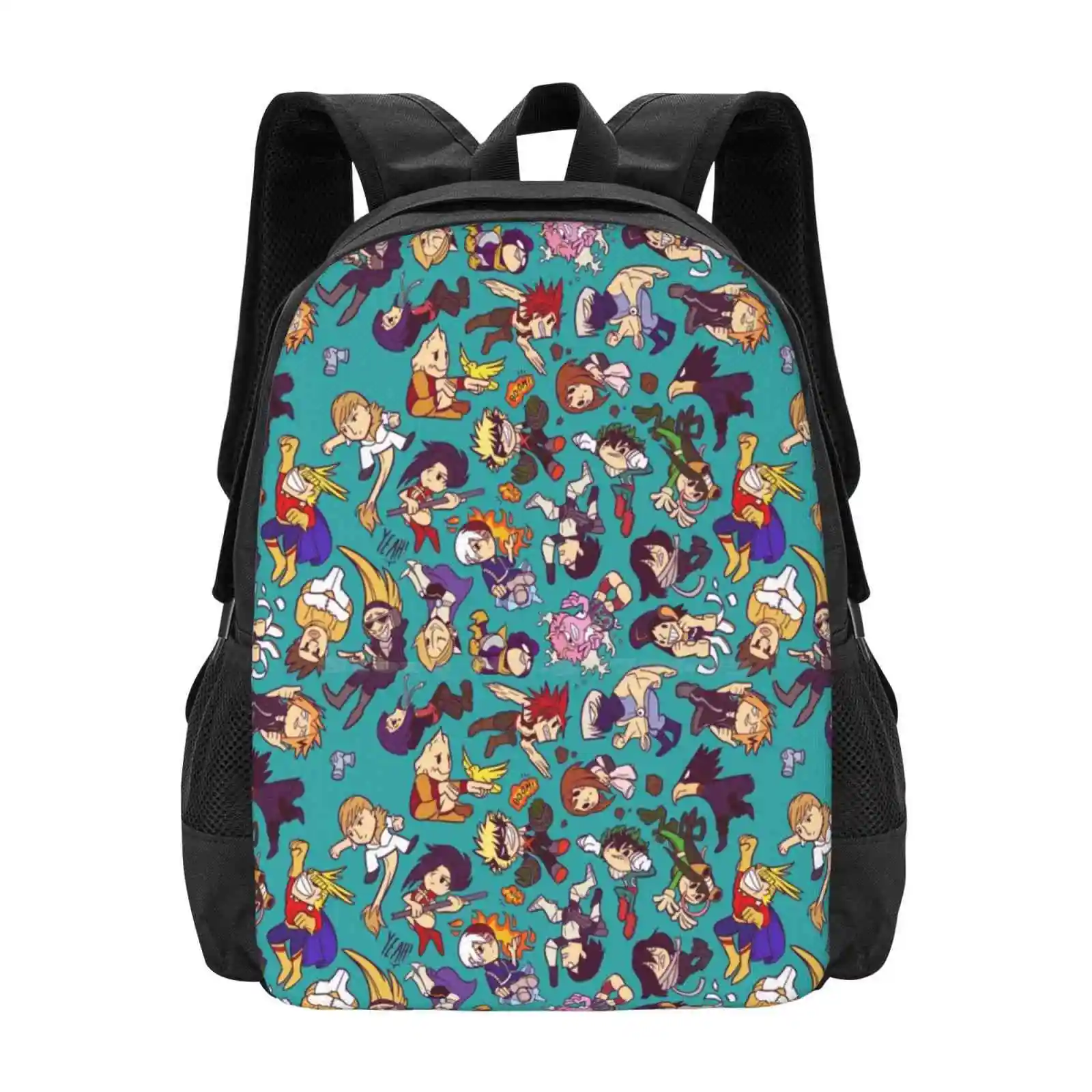 Plus Ultra Pattern School Bags For Teenage Girls Laptop Travel Bags Boku No Hero Academia Deku Bakugo Uraraka All Might Anime