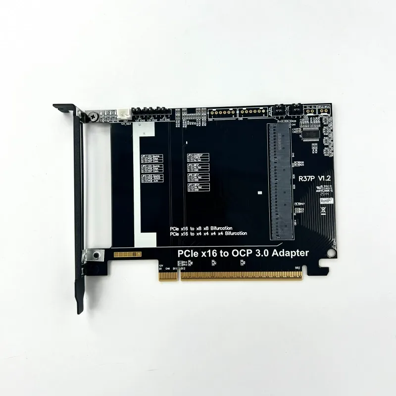 PCIe5.0 X16 To Gen‑Z 4C+ SFF‑TA‑1002 Adapter Expansion Card Support OCP NIC 3.0 Server Network Card Hardware Part
