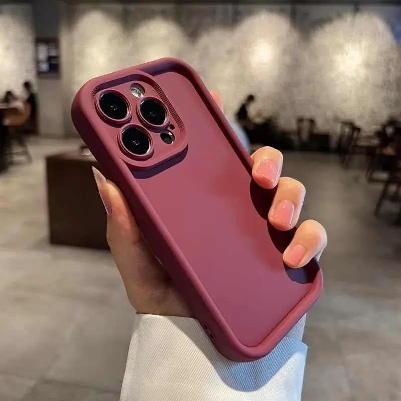 Modische Candy-Farbene Stoßfeste Handyhülle für iPhone 18 16 15 14 13 17 Pro Max Plus 18Pro 17Pro Stylische Verstärkte Weiche Schutzhülle – Detail 5