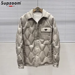 Supzoom New Arrival Top Fashion Logo Male Popular Clothes Thickened Handsome Warm Collar Casual  Winter Down Jackets Men