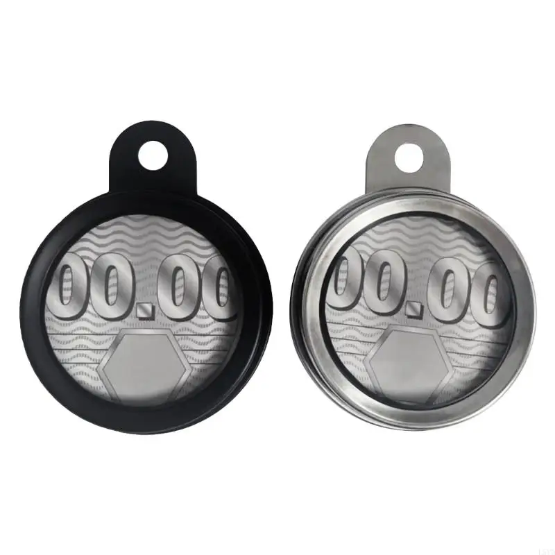 

L5YD Universal Motorcycle Tax Disc Holder Card Hanger Label Metal Alloy Tax Disc Permit Holder for Motorbike Scooter-Exterior