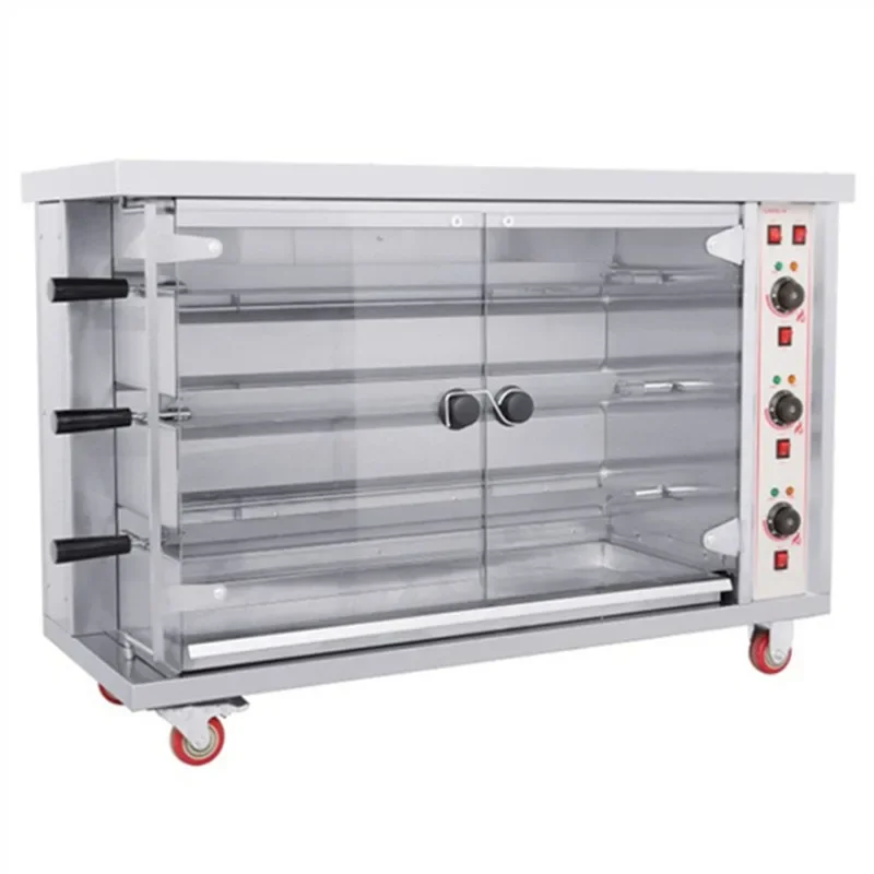 

Commercial Grill Restaurant Grill Chicken with High Temperature Tempered Glass