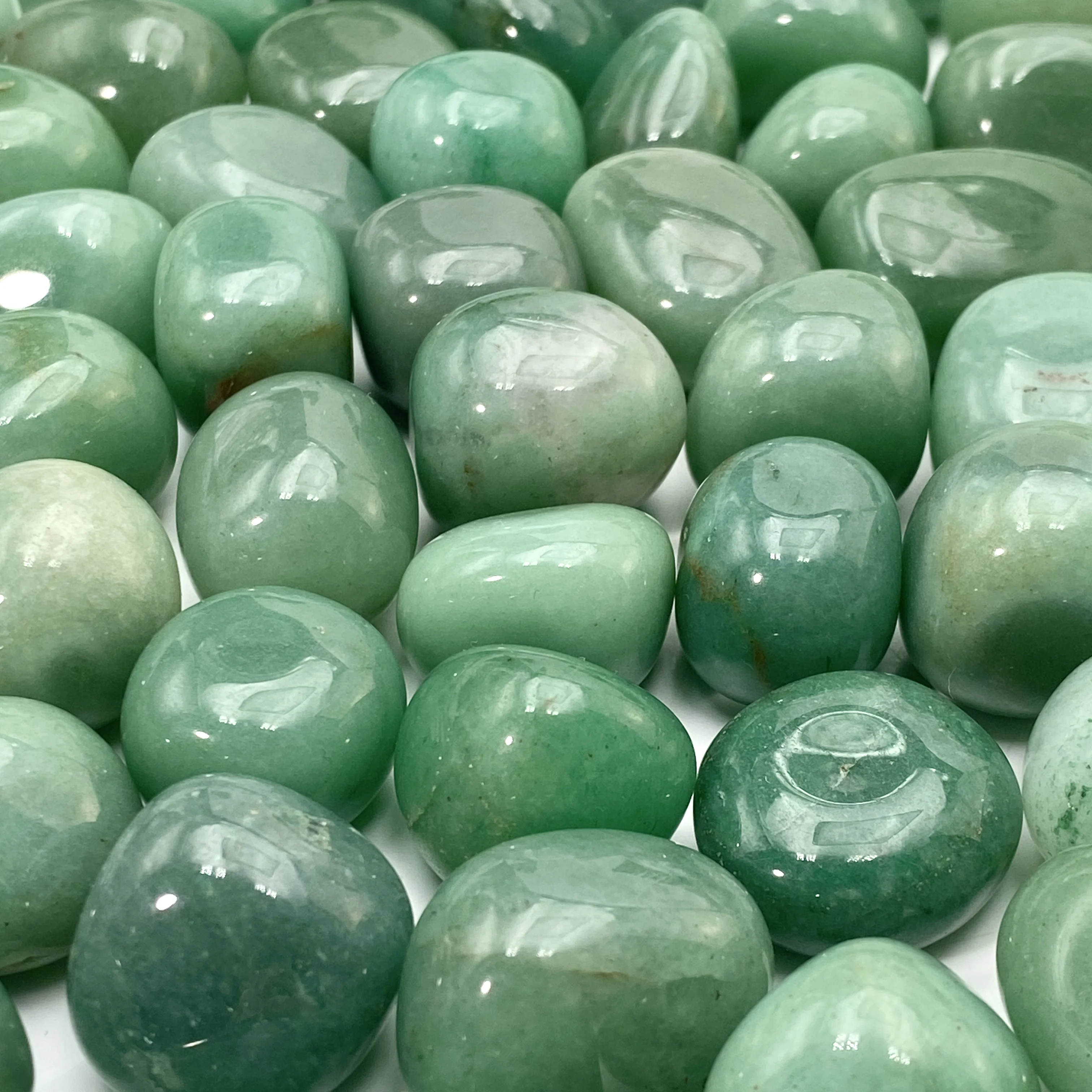 5PCS 10-30mm Green Aventurine Tumbled Stones,Flower Pot Fish Tank Decor,Gift,Home Decoration,DIY Decoration,Courtyard Decoration