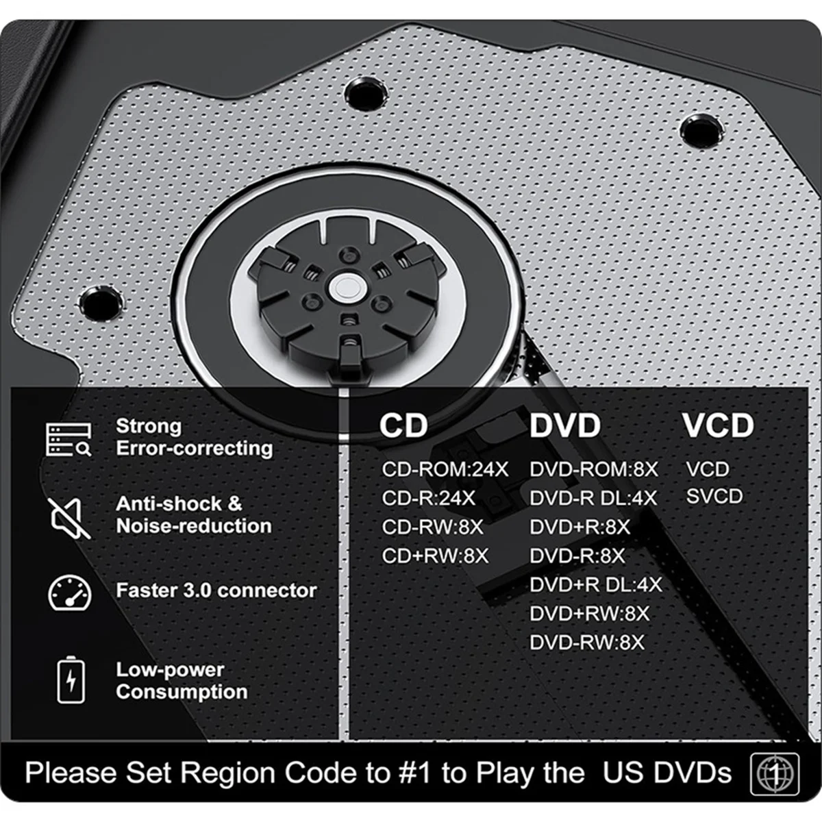 2025+ Externes DVD-Laufwerk USB3.0 CD-ROM-Brenner Tragbarer Dual-Interface Typ-C USB-CD-DVD-Brenner für Laptop-PC