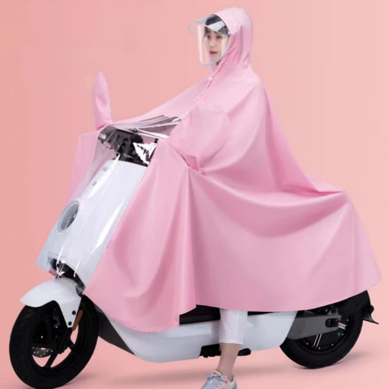 Unisex Adult Poncho Waterproof Rain Poncho Outdoors Bike Ebike Motorcycle Scooter Cycling Raincoat Rain Cover