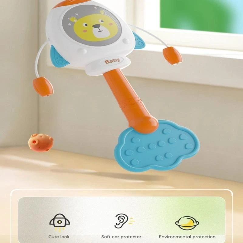 Baby Shaker Animal Rattle Toy Baby Shaker Stroller Cartoon Musical Instrument