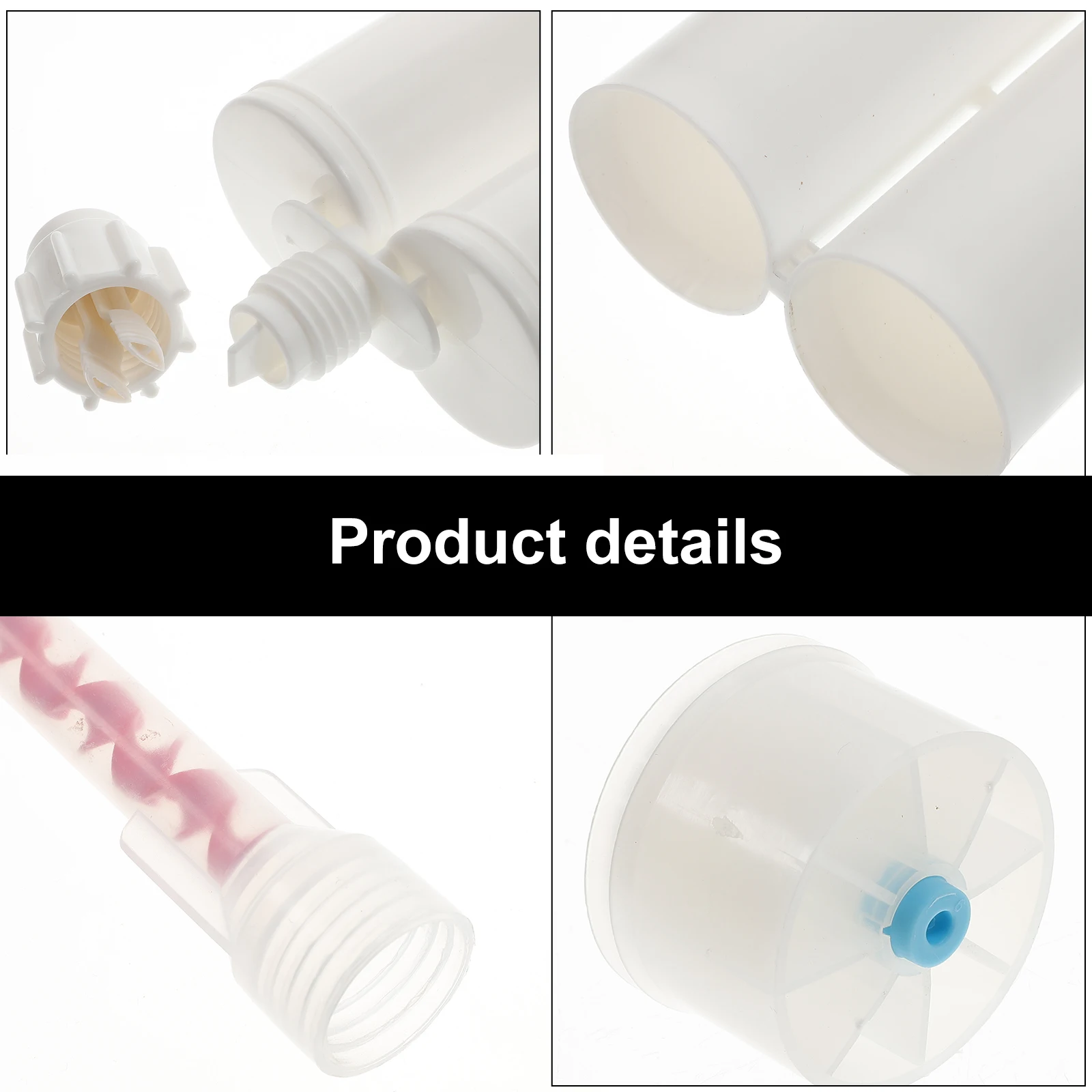 4 مجموعات من أنابيب السد القابلة لإعادة الاستخدام 400 مللي خرطوم بلاستيكي فارغ للبلاط RV ختم المنزل لتقوم بها بنفسك مشاريع أنبوب مانع التسرب القابل لإعادة الملء #1