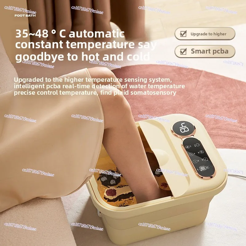 Foot Soaking Bucket Electric Heating Constant Temperature Automatic Massage Foot Washing