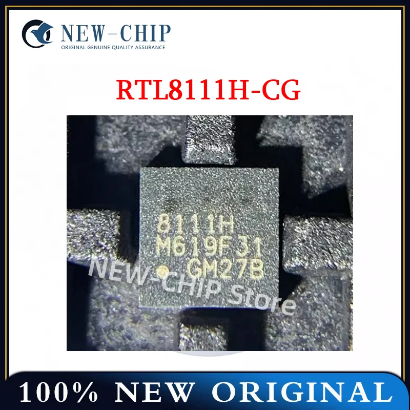 

2PCS-50PCS/LOT RTL8111H-CG Screen printing 8111H QFN-32 Ethernet chip IC New Original RTL8111H