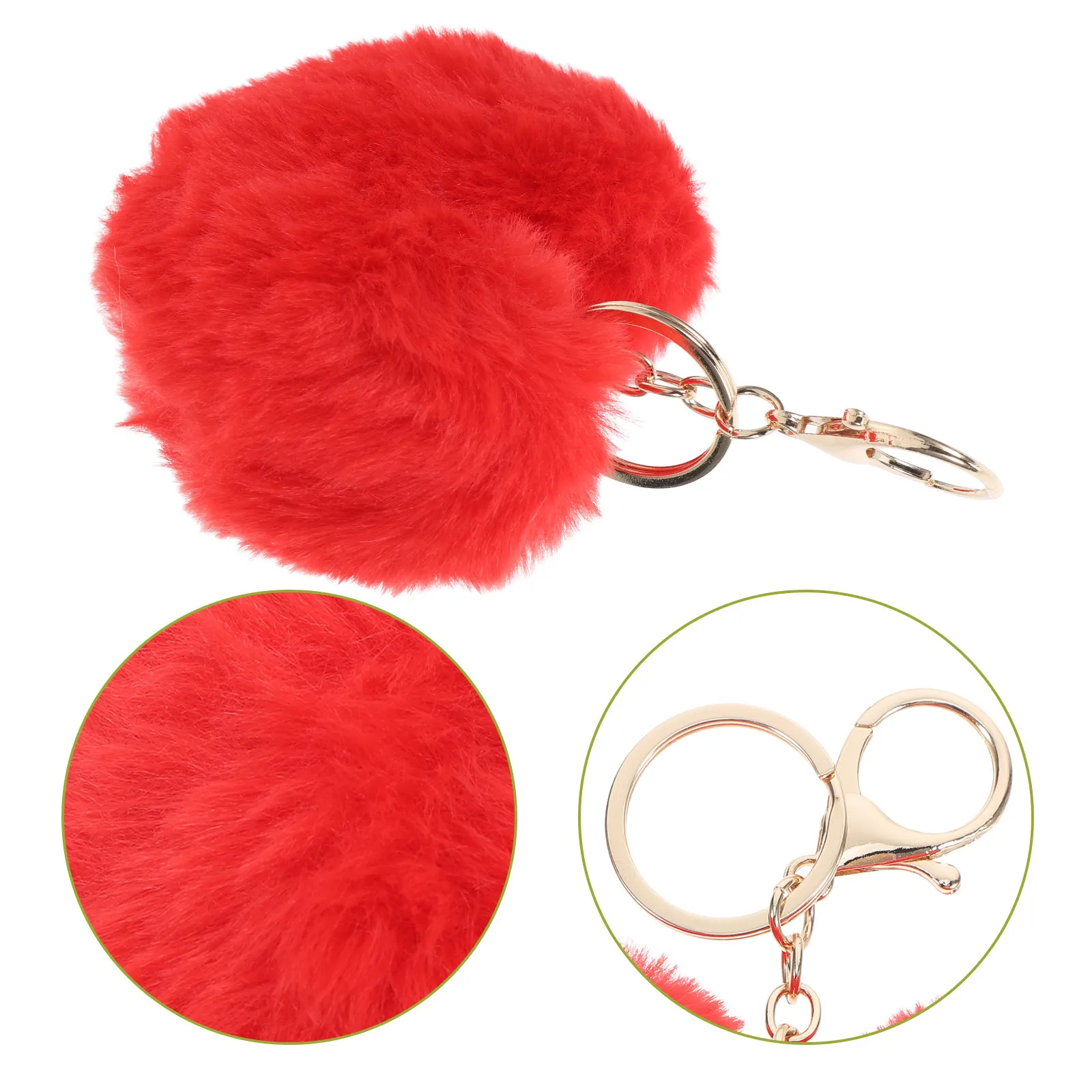 

1 шт. Элегантный пушистый брелок-шарик, универсальный аксессуар для сумки, подвеска для ключей, кошелька, рюкзака, автомобильных ключей, подарок на праздник или день рождения