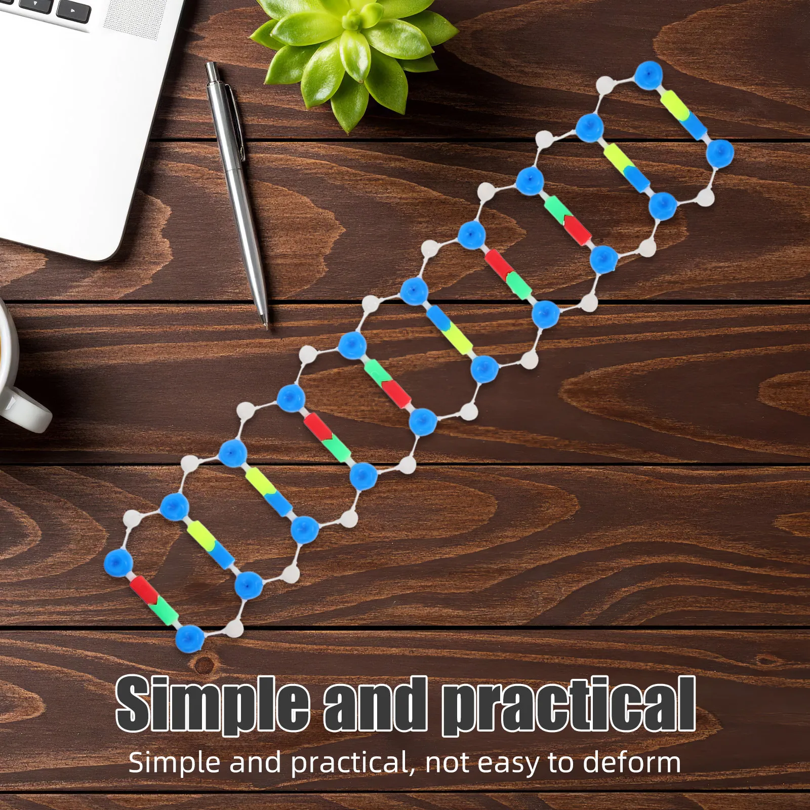 Double Helix Dna Structure Educational Kit for Genetics Teaching Classroom Laboratory Study Molecular Biology Science Fair