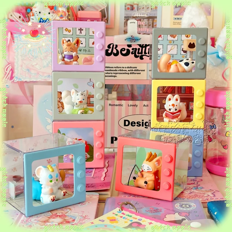 

Оригинальная серия «Где звери», слепая коробка, микро-сцена, экшн-фигурка, украшения для кукольной комнаты, анимационные периферийные устройства, подарок на день рождения