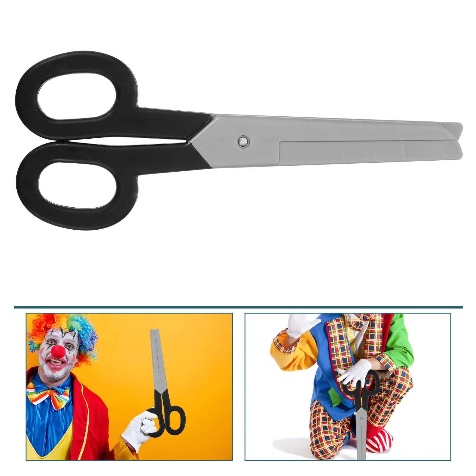 

Clown Scissors Props Cosplay Party Supply Model Performing Stage Performance Giant